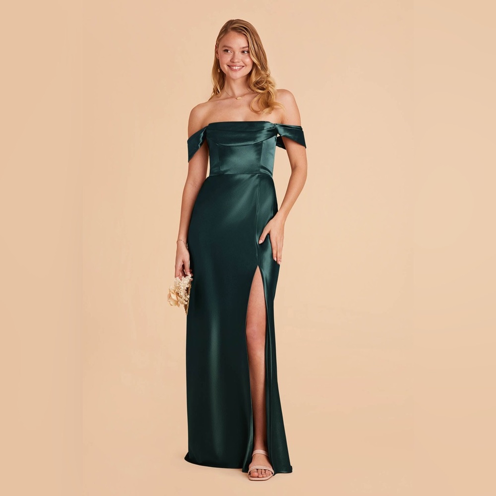 Birdy Grey Mia Off Shoulder Bridesmaids Dress Size Medium